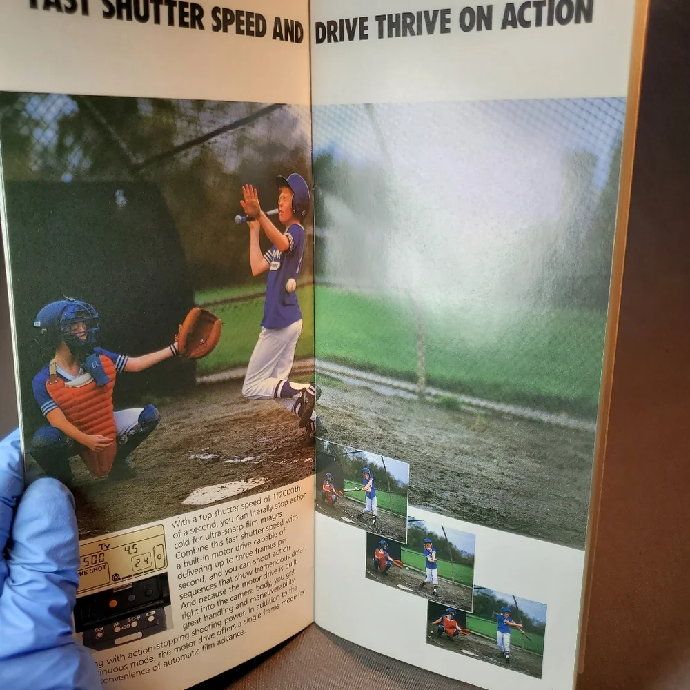 Original Canon EOS 650 Camera Brochure 1987 Edition